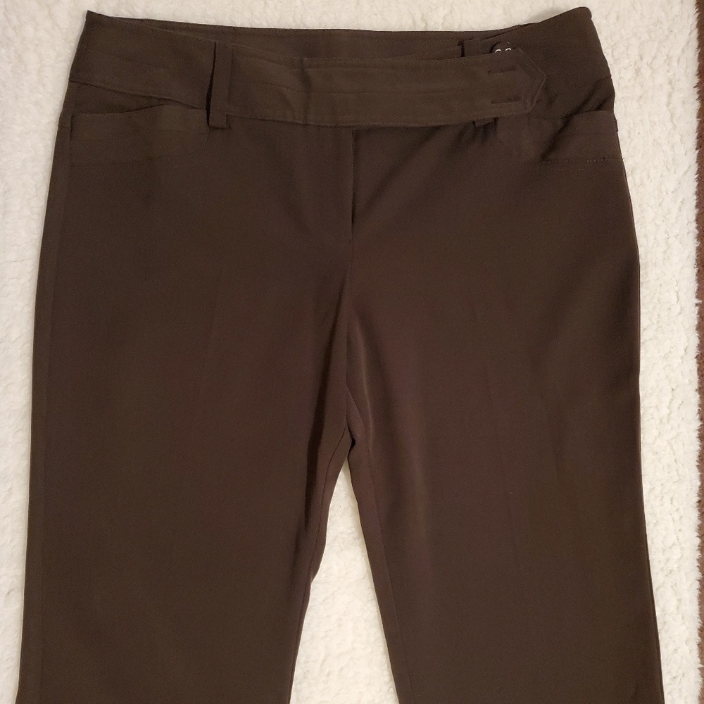 Tracy Evan's Limited Brwon Capri's